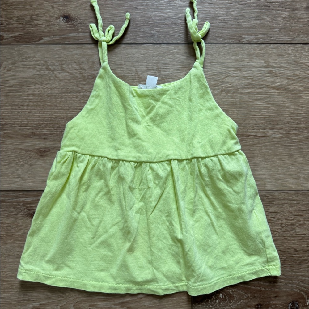 Crewcuts Lime Green Kids Tank Top